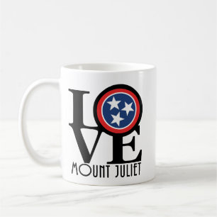 Taza De Café LOVE Mount Juliet 11oz