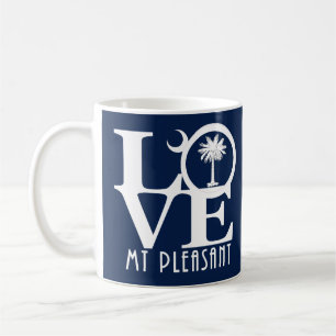 Taza De Café LOVE Mt Agradable Carolina del Sur
