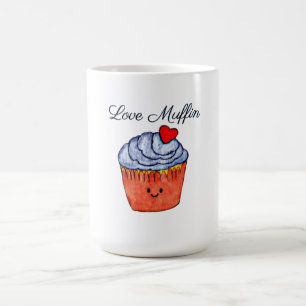 Taza De Café Love Muffin Blue