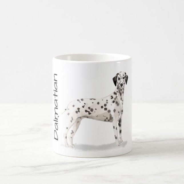 Taza De Café Love My Dalmatian  (Centro)