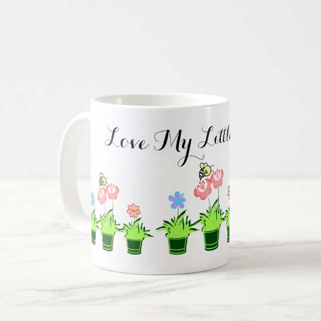 Taza De Café "Love My Little Garden" Cute Mug (Anverso izquierdo)