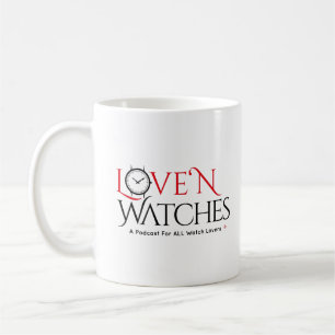 Taza De Café Love 'N mira el logotipo de dos caras
