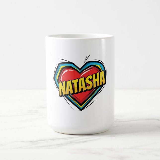 Taza De Café Love Natasha (Centro)