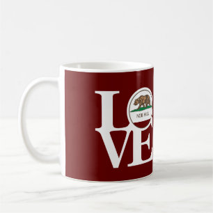 Taza De Café LOVE Nob Hill 11oz Mug Red