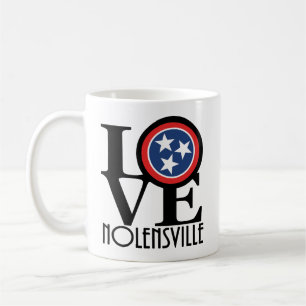 Taza De Café LOVE Nolensville Tennessee 11oz