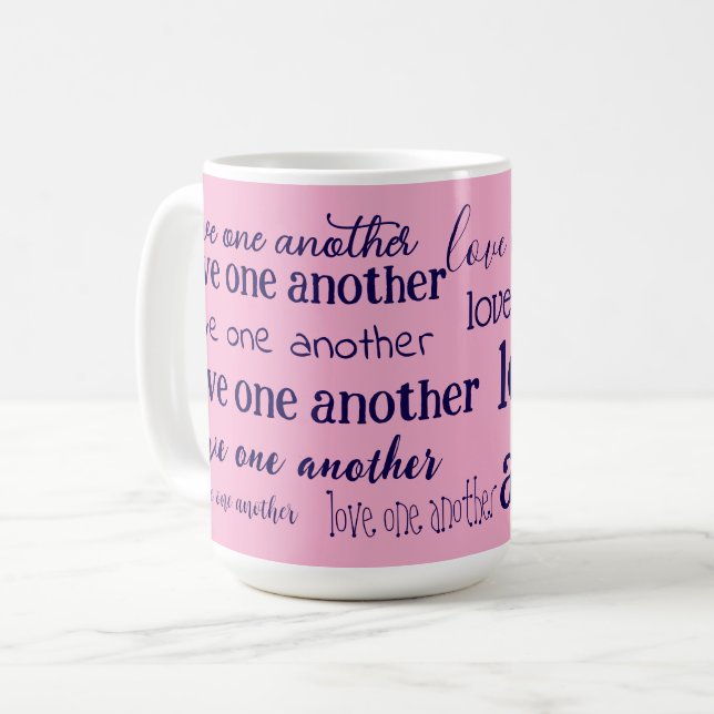 Taza De Café Love one another  coffee mug (Anverso izquierdo)