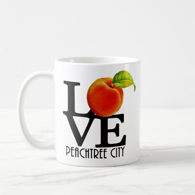 Taza De Café LOVE Peachtree City 11oz (Izquierda)