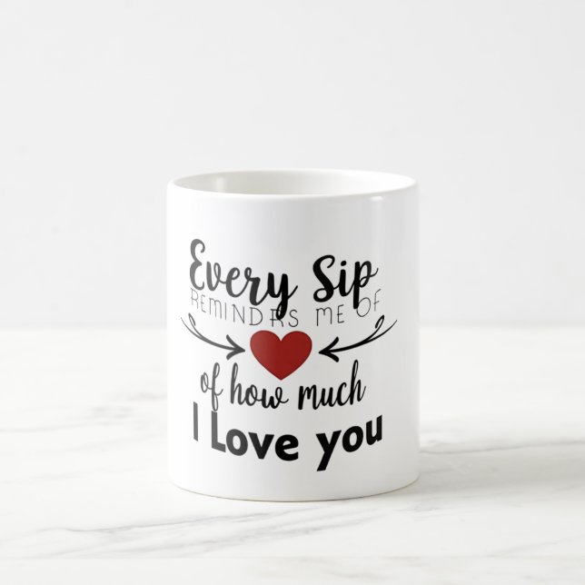 Taza De Café Love Reminder Mug (Centro)