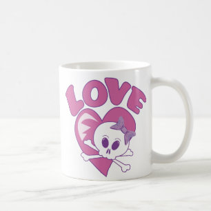 Taza De Café Love Skull