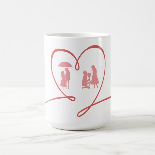 Taza De Café Love Story Mug (Centro)