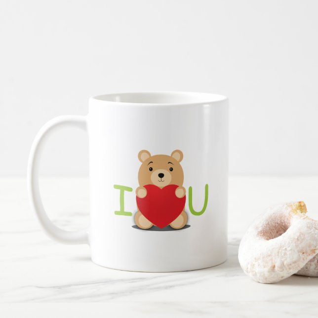 Taza De Café Love Taddy (Con donut)