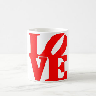 Taza De Café Love Text Coffee Mug