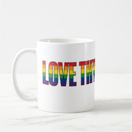 Taza De Café Love Thy Neighbor