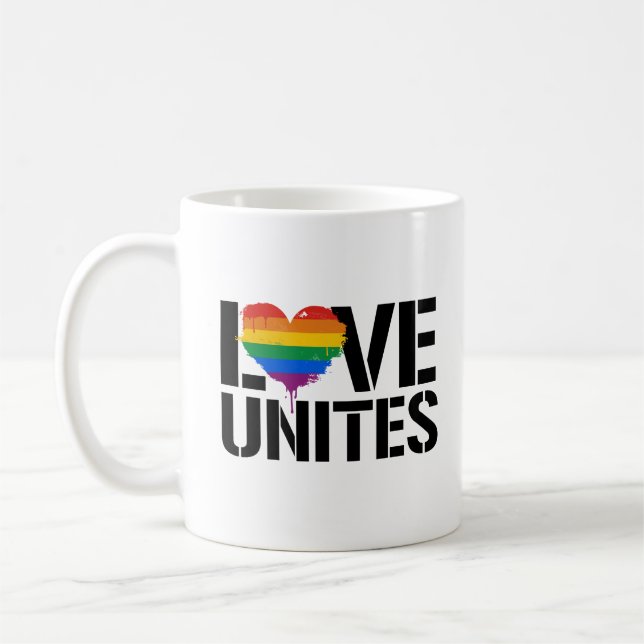 Taza De Café Love Unites (Izquierda)