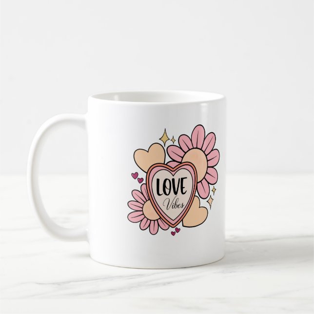 Taza De Café Love Vibes (Izquierda)