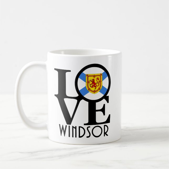 Taza De Café LOVE Windsor NS 11oz (Izquierda)