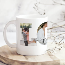 Taza De Café Love You and Me Add Photo And Name
