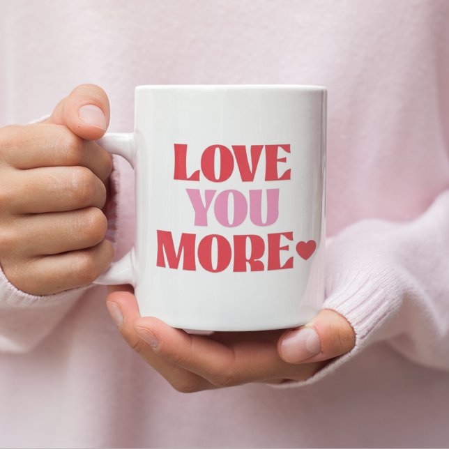 Taza De Café Love You More Retro Valentine= (Subido por el creador)