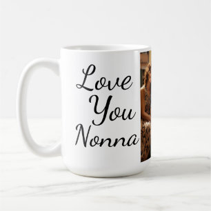 Taza De Café Love You Nonna/Nanna Personalizado Photo