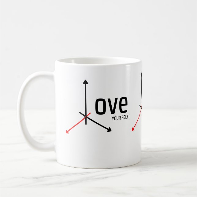 Taza De Café Love Yourself Mug (Izquierda)