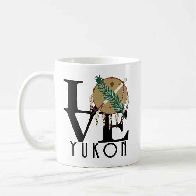 Taza De Café LOVE Yukon Oklahoma 11oz (Izquierda)