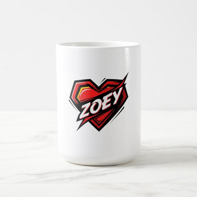 Taza De Café Love Zoey (Centro)