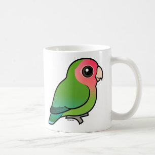 Taza De Café Lovebird Atractivo-hecho frente