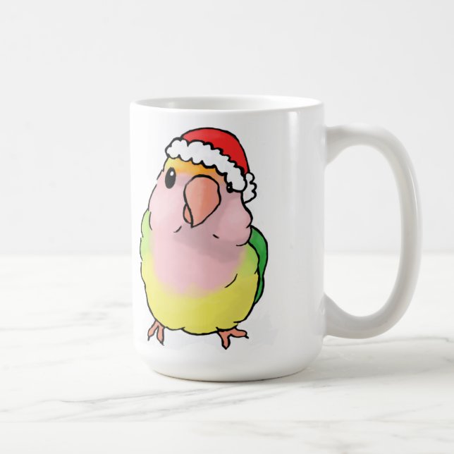 Taza De Café lovebird en un gorra (Derecha)