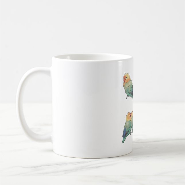 Taza De Café Lovebird Magic (Izquierda)