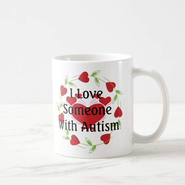 Taza De Café LoveHearts-Autismo (Derecha)