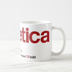 Taza De Café LoveHelvetica Maroon Mug