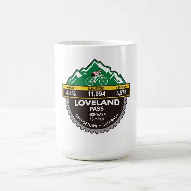 TAZA DE CAFÉ LOVELAND PASS- GEORGETOWN, CO -"MONTAÑA" (Centro)