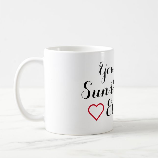 Taza De Café Loveley Sayings & Icons para los amantes (Izquierda)