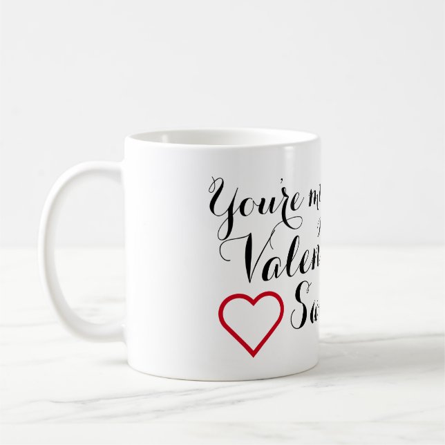 Taza De Café Loveley Sayings & Icons para los amantes (Izquierda)