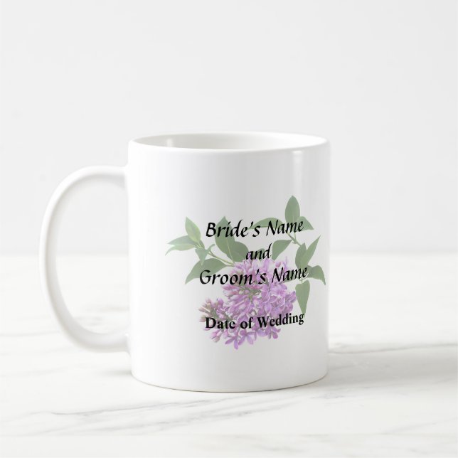 Taza De Café Lovely Lilacs (Izquierda)