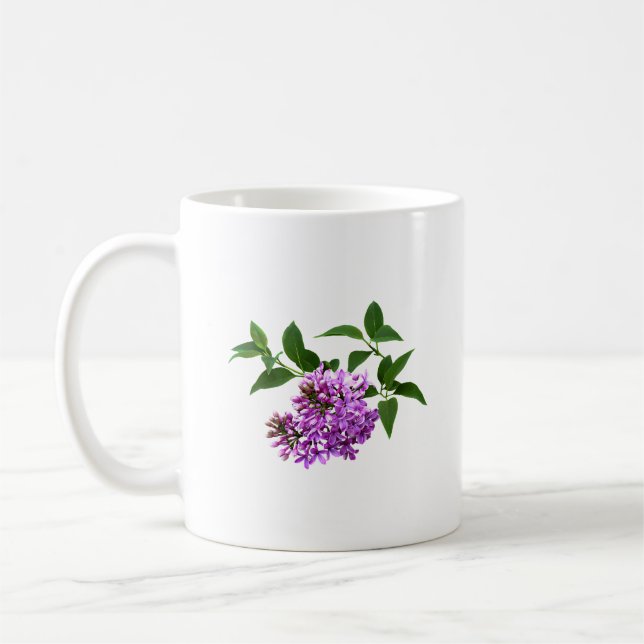 Taza De Café Lovely Lilacs (Izquierda)