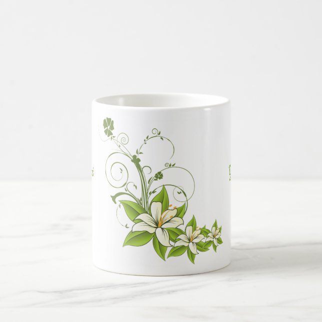 Taza De Café Lovely Lilies Personalizado Products (Centro)