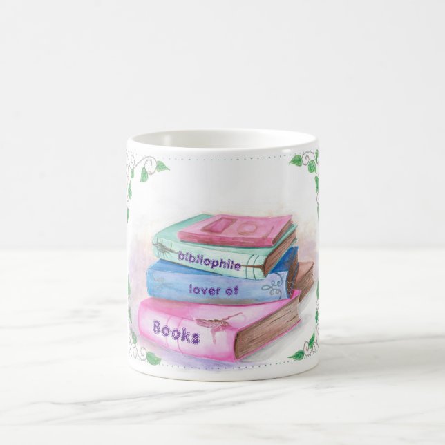Taza De Café Lover de libros (Centro)