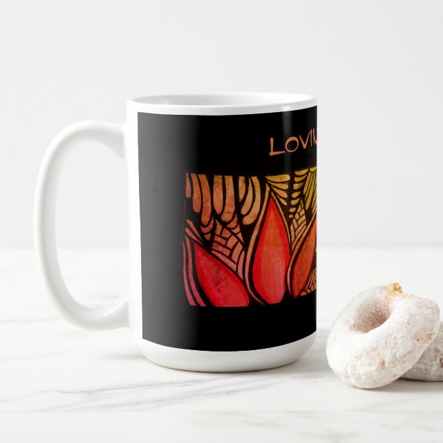 Taza De Café Lovin~Naturaleza (Con donut)