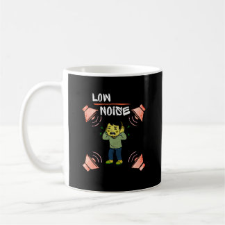 Taza De Café Low Noise Awareness –Sensory Overload Illustration