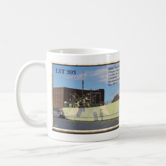 Taza De Café LST 393 mug (Izquierda)