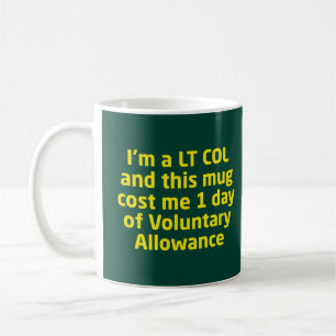 Taza De Café Lt Col Coffee Mug