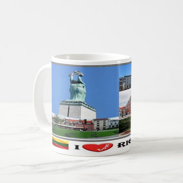Taza De Café LT Lietuva - Letonia - (Anverso izquierdo)