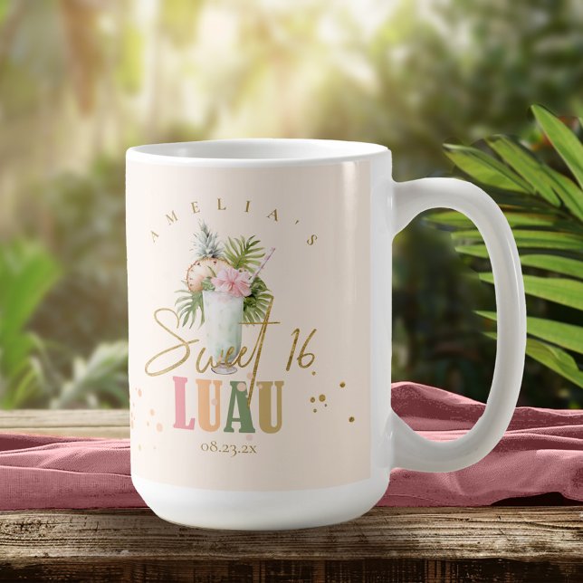 Taza De Café Luau Sweet de Hawái Dieciséis ID1092 (Subido por el creador)