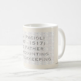Taza De Café "Luca Pacioli - el padre de la contabilidad "