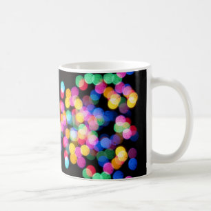Taza De Café Luces borrosas de Navidades