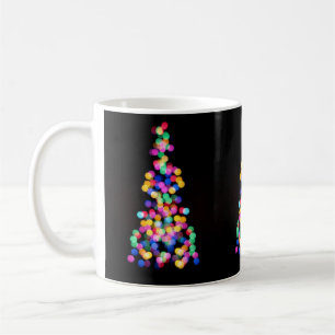 Taza De Café Luces borrosas de Navidades