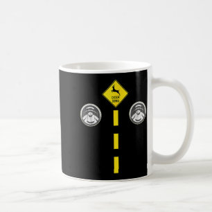 Taza De Café Luces de Ciervo con Señalizaciones Viales Disfraz