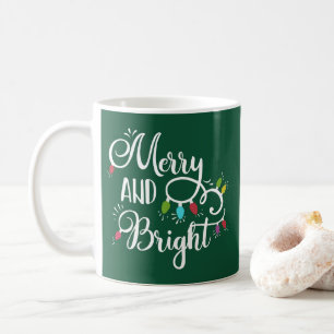 Taza De Café luces de fiesta alegres y brillantes