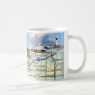 Taza De Café Luces de la costa del norte